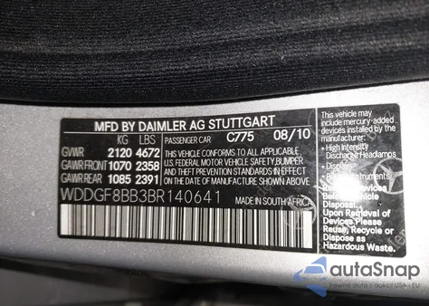 2011 Mercedes-Benz C 300 Luxury 4Matic/Sport 4Matic from USA, damaged, VIN WDDGF8BB3BR140641